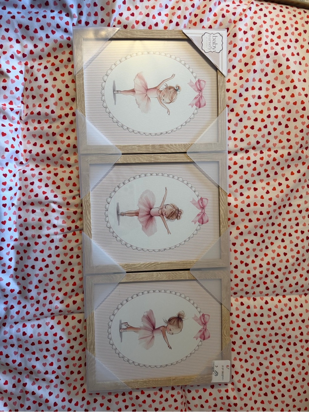 Baby nursery by Stupell - Ballerina Wall Art Trio